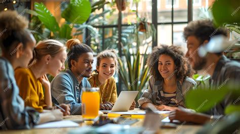 Persone che lavorano insieme in un ambiente positivo
