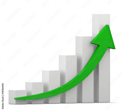 Grafico che mostra una crescita costante delle vendite
