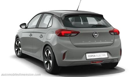 Bagagliaio Opel Corsa capacità