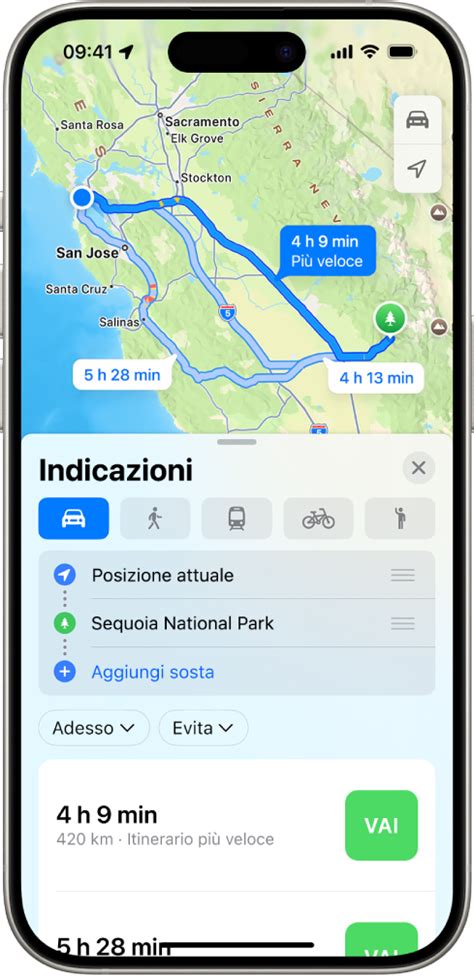 Mappa di navigazione R-Link 2 con indicazioni di traffico in tempo reale