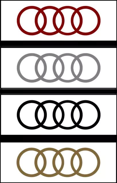 Logo Audi con i quattro anelli