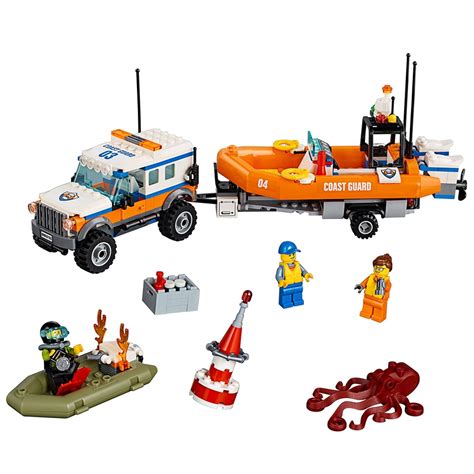 Componenti del set LEGO City Fuoristrada 4x4 60165