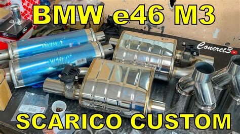 BMW E46 con scarico doppio
