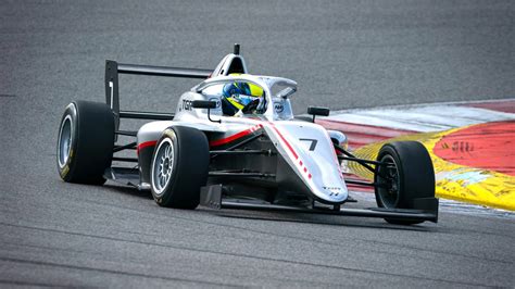 Formula 3 car on track Buenos Aires