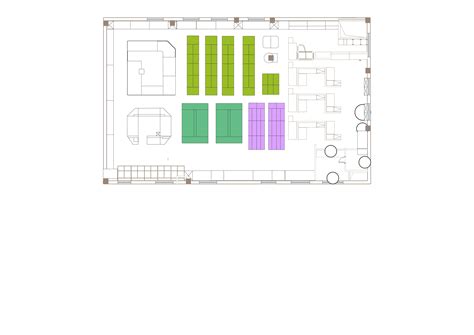 Illustrazione di un layout di cabina flessibile su piattaforma skateboard