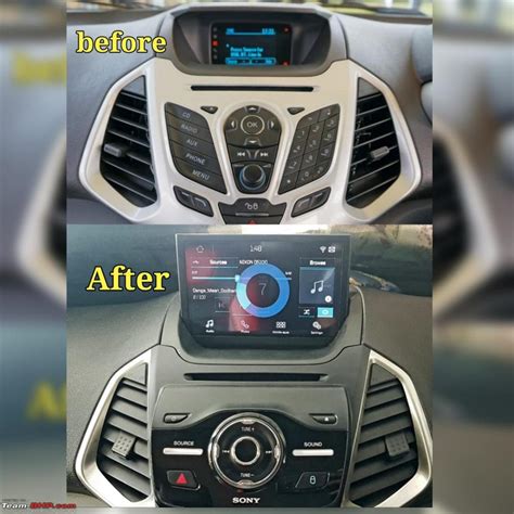 Ford EcoSport infotainment system menu
