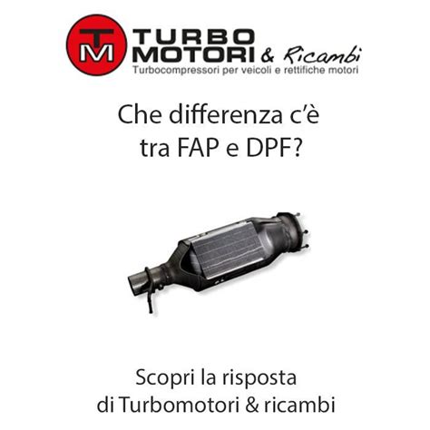 Differenza tra FAP e DPF