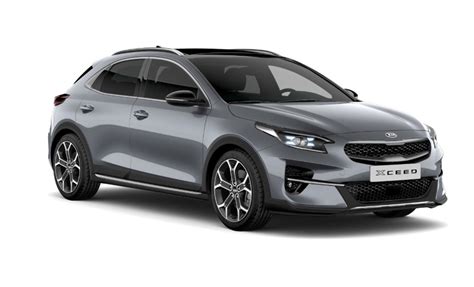 Vista laterale della Kia XCeed che evidenzia la silhouette sportiva