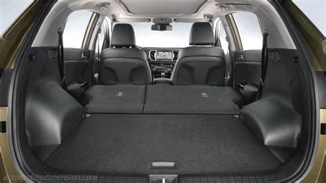 Dimensioni e capienza del bagagliaio della Kia Sportage