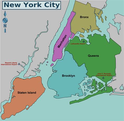 Mappa delle concessionarie Nissan nell'area di New York