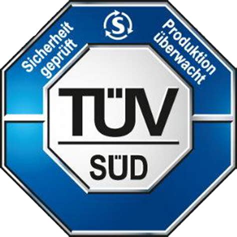 Logo TUV su componente automobilistico