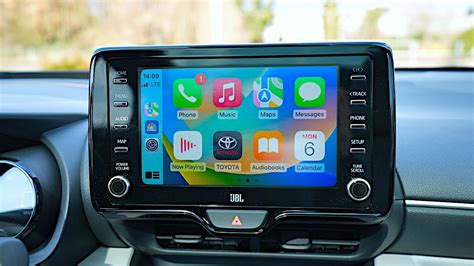 Schermata Android Auto su display Toyota Yaris