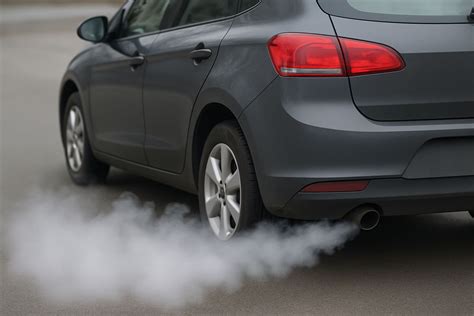 Indicatore del fumo di scarico di un'auto