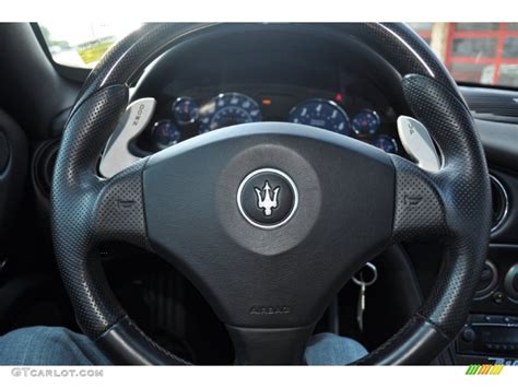 Maserati GranSport steering wheel with paddle shifters