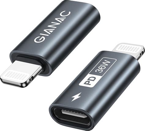 Diagramma di connessione adattatore USB-C a Lightning