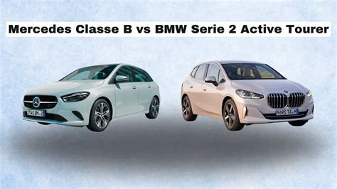 Confronto dimensioni Mercedes Classe B e BMW Serie 2