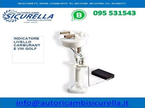 Interni Volkswagen Golf VI con indicatore livello carburante
