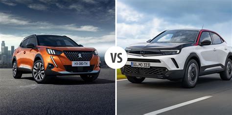 Confronto fianco a fianco Opel Mokka e Peugeot 2008