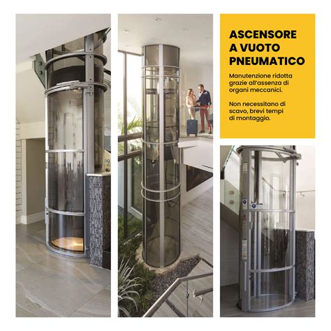 Manutenzione ridotta ascensore pneumatico
