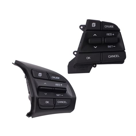 Componenti interni del volante con i pulsanti del cruise control