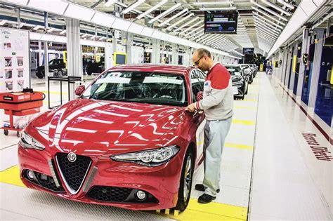 Linea di produzione Alfa Romeo Giulia