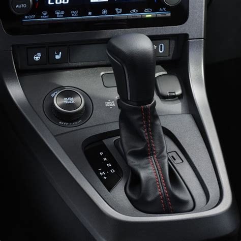 Toyota Yaris internal view with gear stick