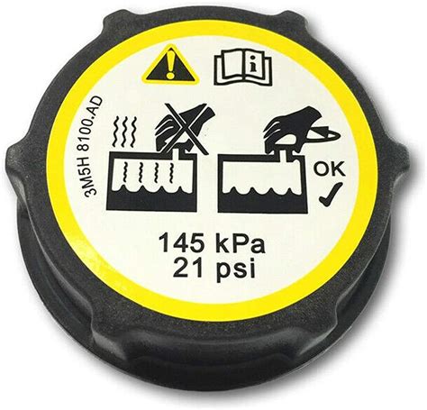 Dettaglio del tappo del serbatoio del liquido refrigerante