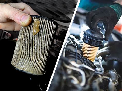 Meccanico che sostituisce un filtro carburante