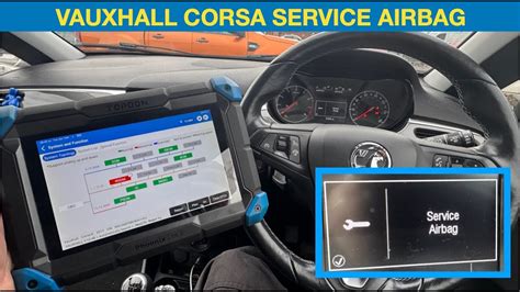 airbag warning light opel corsa