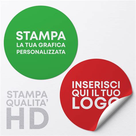 Esempi di adesivi terzo stop personalizzati