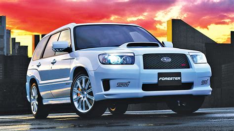 Subaru Forester STI evoluzione delle generazioni