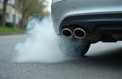 Illustration of car exhaust fumes entering open boot