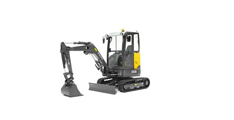 Mini escavatore Volvo in azione