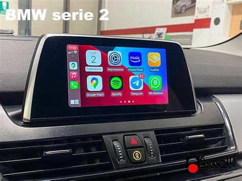 Interfaccia Android su monitor BMW