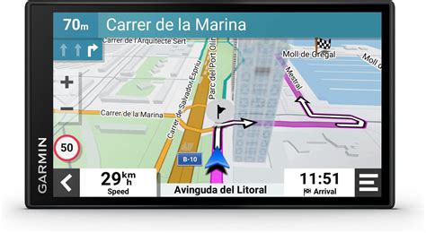 Mappa GPS su schermo navigatore auto