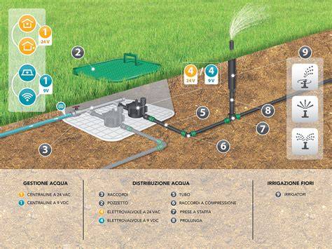 Installazione e cablaggio di una centralina di irrigazione