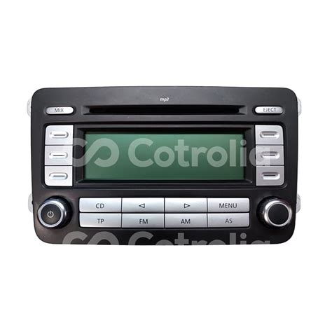 Foto ravvicinata dell'autoradio RCD300 con indicazione MP3