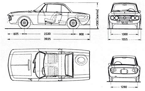 Lancia Fulvia Coupé brake system diagram