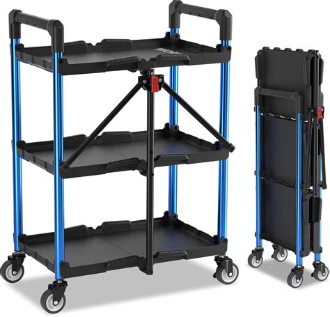 Carrello pieghevole in azione con diverse tipologie di carico