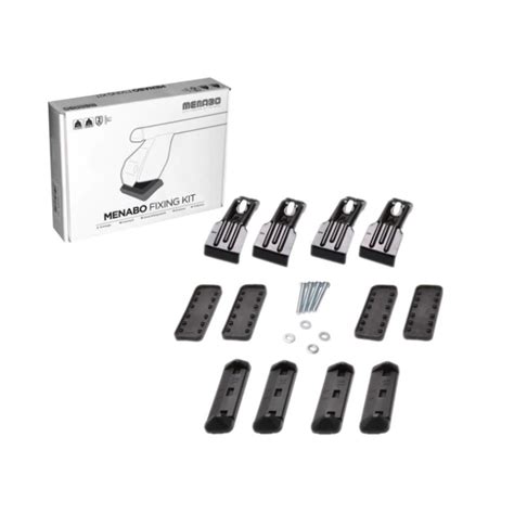 Dettaglio kit fissaggio barre portatutto Menabo