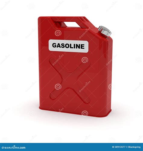 Tanica di benzina rossa