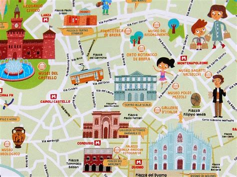 Mappa della città di Pula/Pola con evidenziati i principali punti di interesse