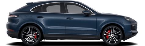 Porsche Cayenne Coupé profilo laterale dinamico