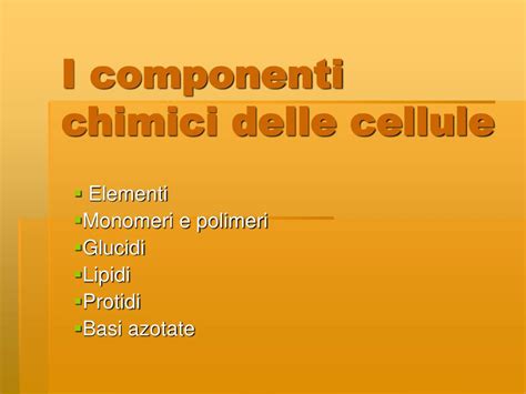 Componenti chimici di Slime