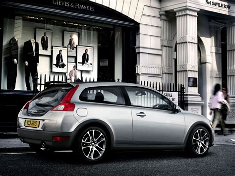 Volvo C30 con evidenziato il sistema di sospensioni