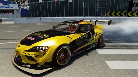 Toyota Supra drift in Assetto Corsa