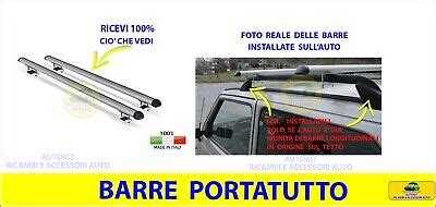 Schema fissaggio barre tetto Panda