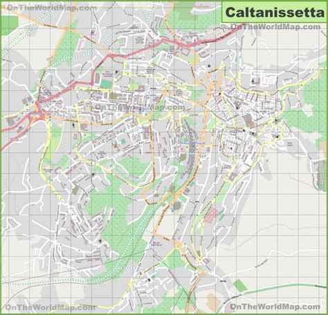 Mappa Caltanissetta