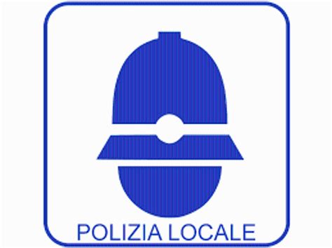 Simbolo della polizia municipale e della polizia stradale