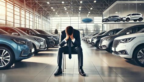 Vetrina di un concessionario con diverse auto esposte